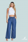 Calça Jeans Wide Leg Zara 