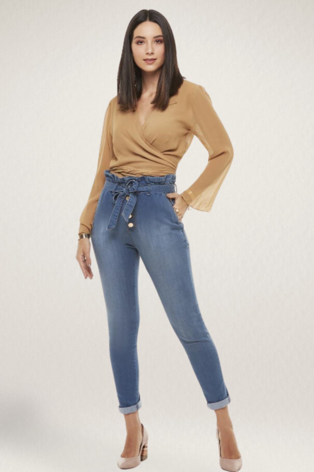 Calça Loofting Flare Antonella Preta