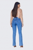 Calça Jeans Boot Cut Básica Mariana Loofting