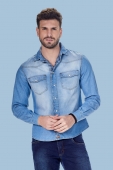 Camisa Jeans Flavio Loofting m/l 