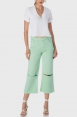 Calça Cropped Ampla Manu Menta