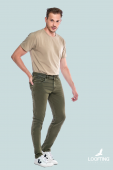 Calça Skinny Diogo Verde Militar 