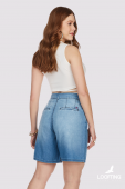 Bermuda Alfaiataria Jeans Tais 