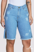 Bermuda Jeans Ampla Isa 