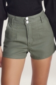 Shorts Resinado Clochard Luiza Verde 